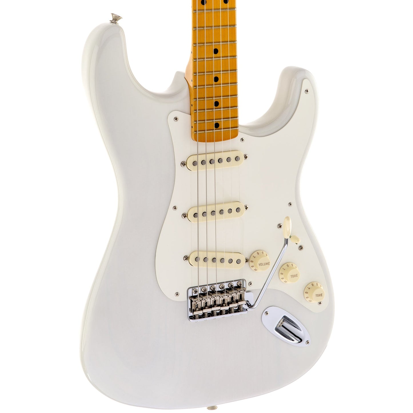 Fender Eric Johnson Stratocaster - Maple Fingerboard, White Blonde