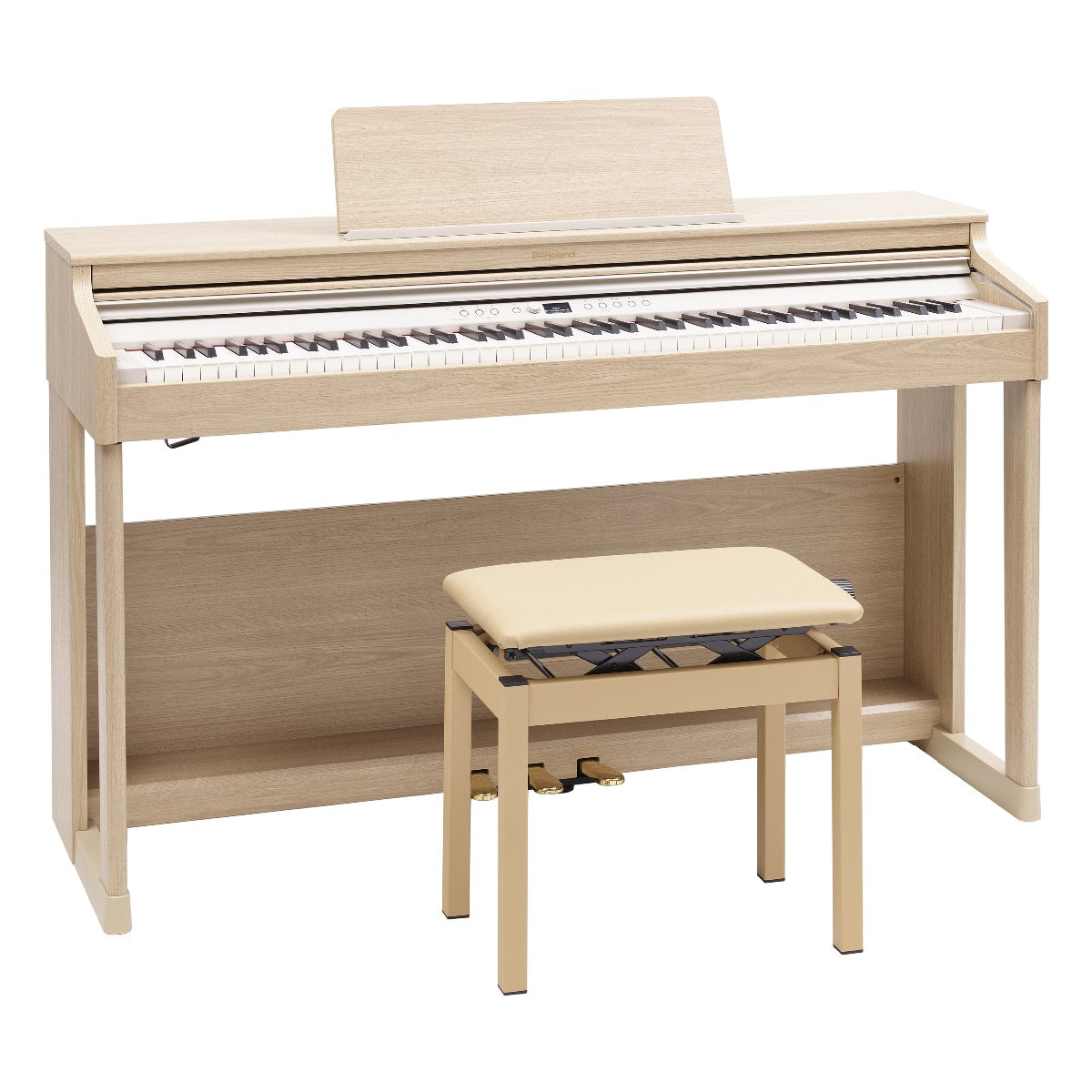 Roland RP701-LA Classic Design Piano - Light Oak