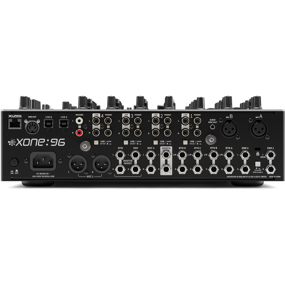 Allen & Heath XONE96 Analogue DJ Mixer with Audio Interface