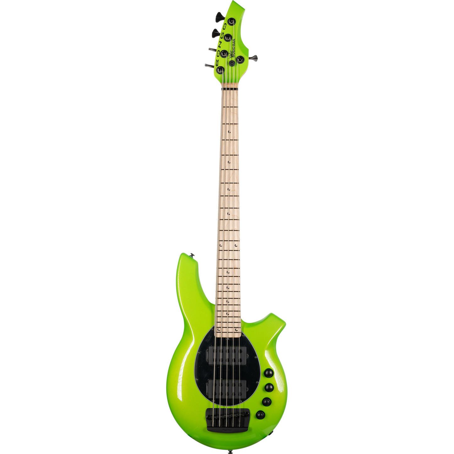 Ernie Ball Music Man Bongo 5 HH 5 String Bass - Mantis Green