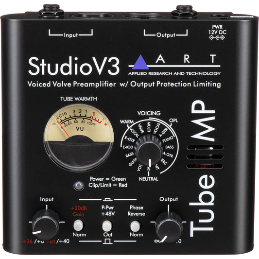 ART Tube MP Studio V3 Microphone Tube Preamplifier