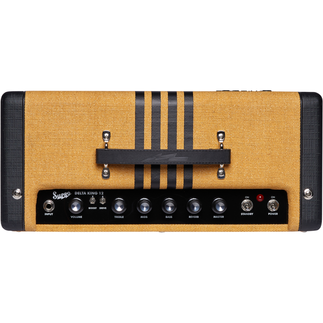 Supro 1822RBC Delta King 12 15 Watt 1x12” Combo Amplifier in Tweed and Black