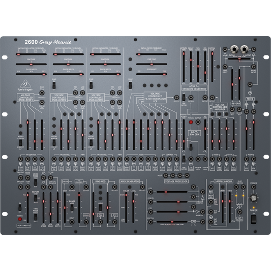 Behringer 2600 Gray Meanie Limited-Edition Analog Semi-modular Synthesizer