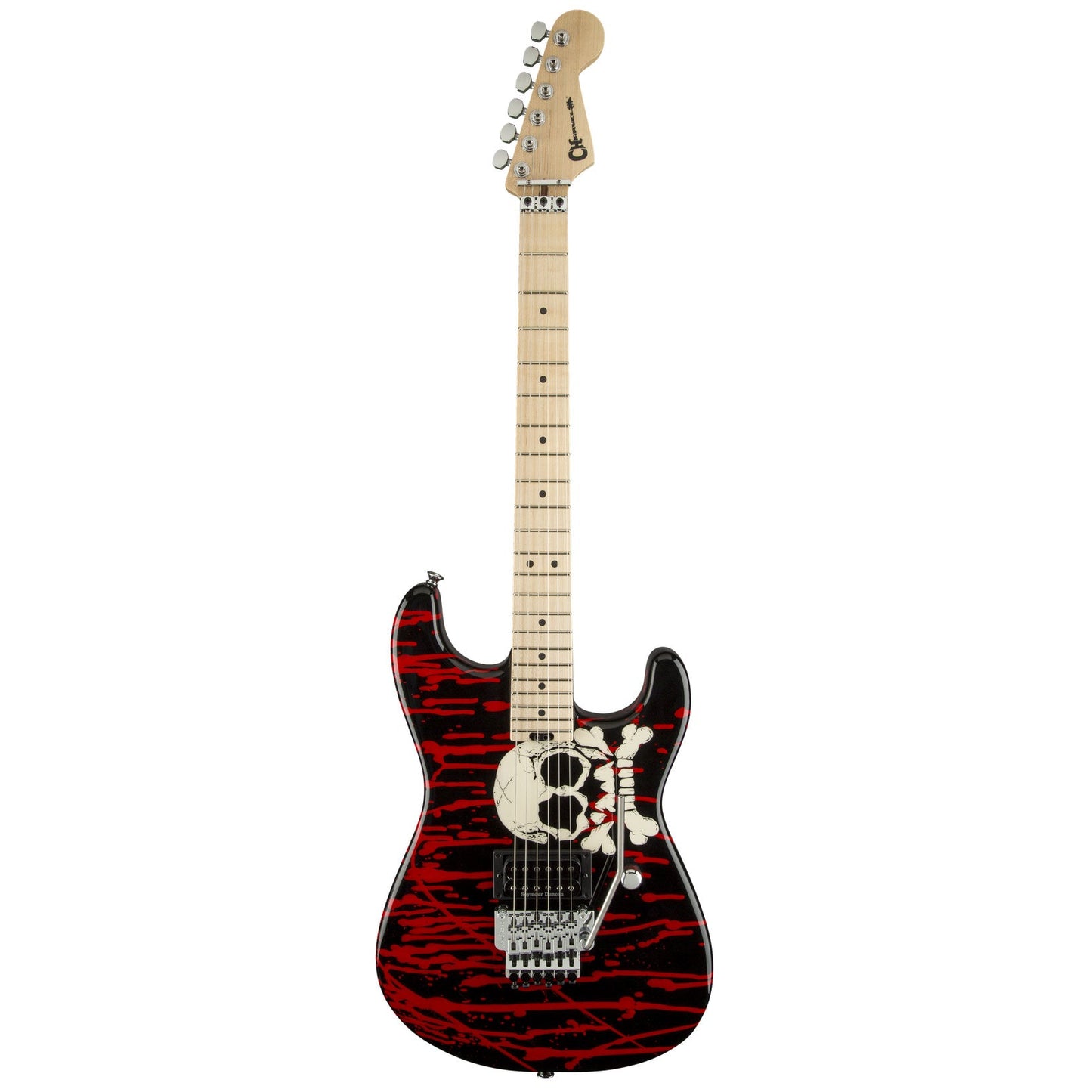 Charvel Warren DeMartini Signature Pro-Mod Blood and Skull - Blood and Skull