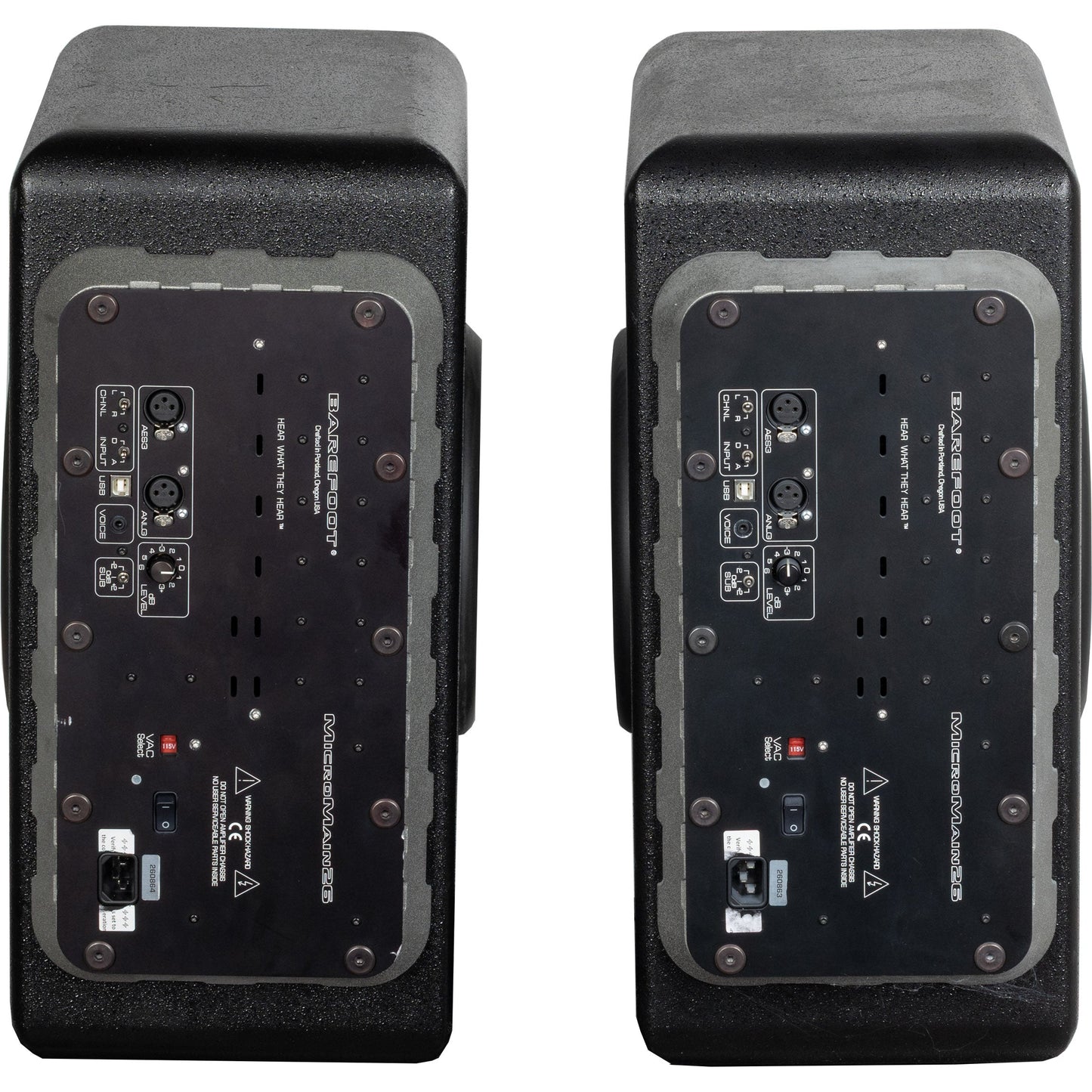 Barefoot Micromain26 4-Way Active Monitor, Pair