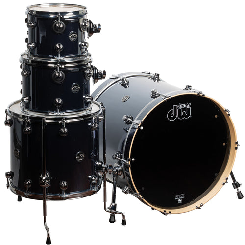 Drum Workshop Performance Series 4-Piece Shell Kit - Chrome Shadow