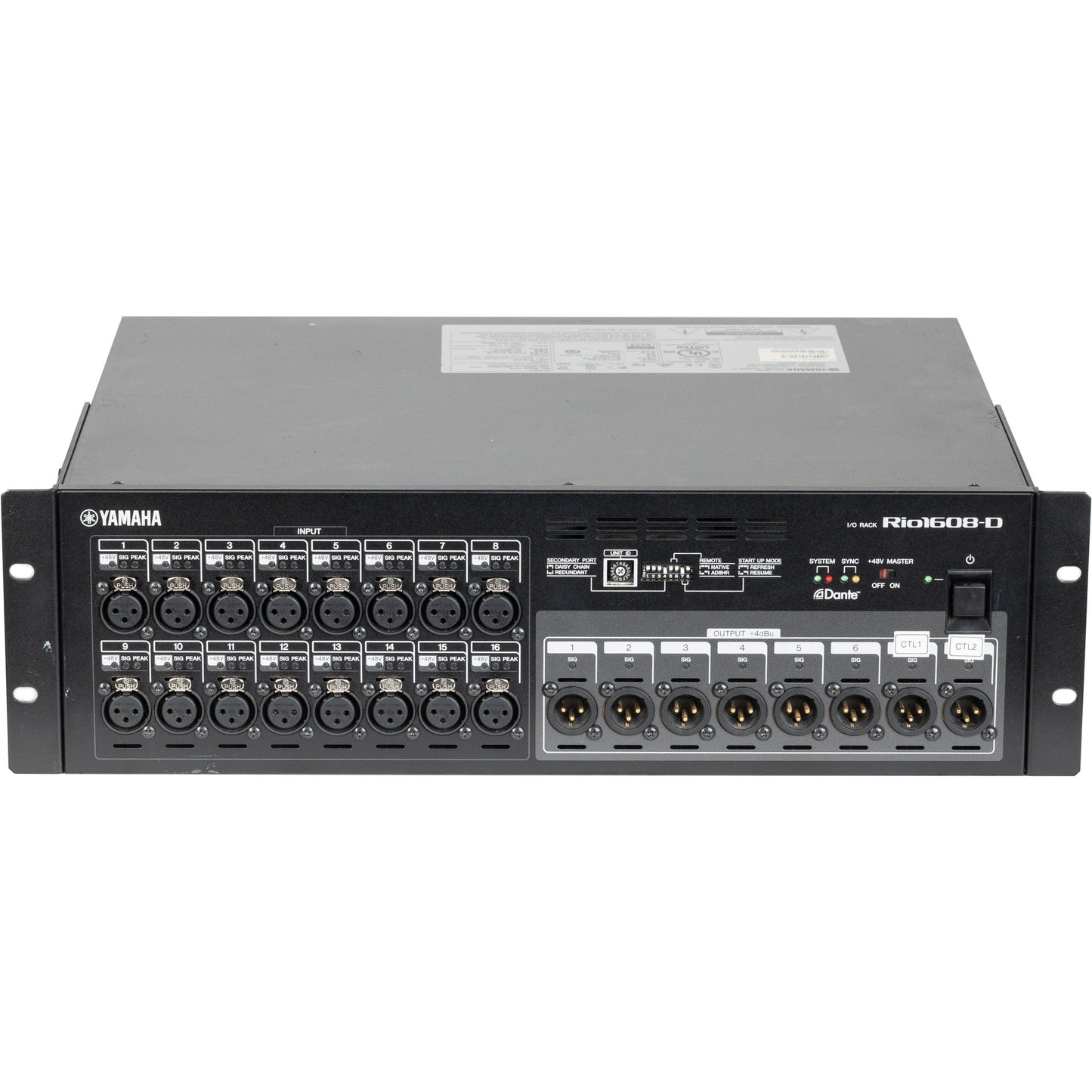 Yamaha Rio1608-D 16-input/8-output Dante Stage Box