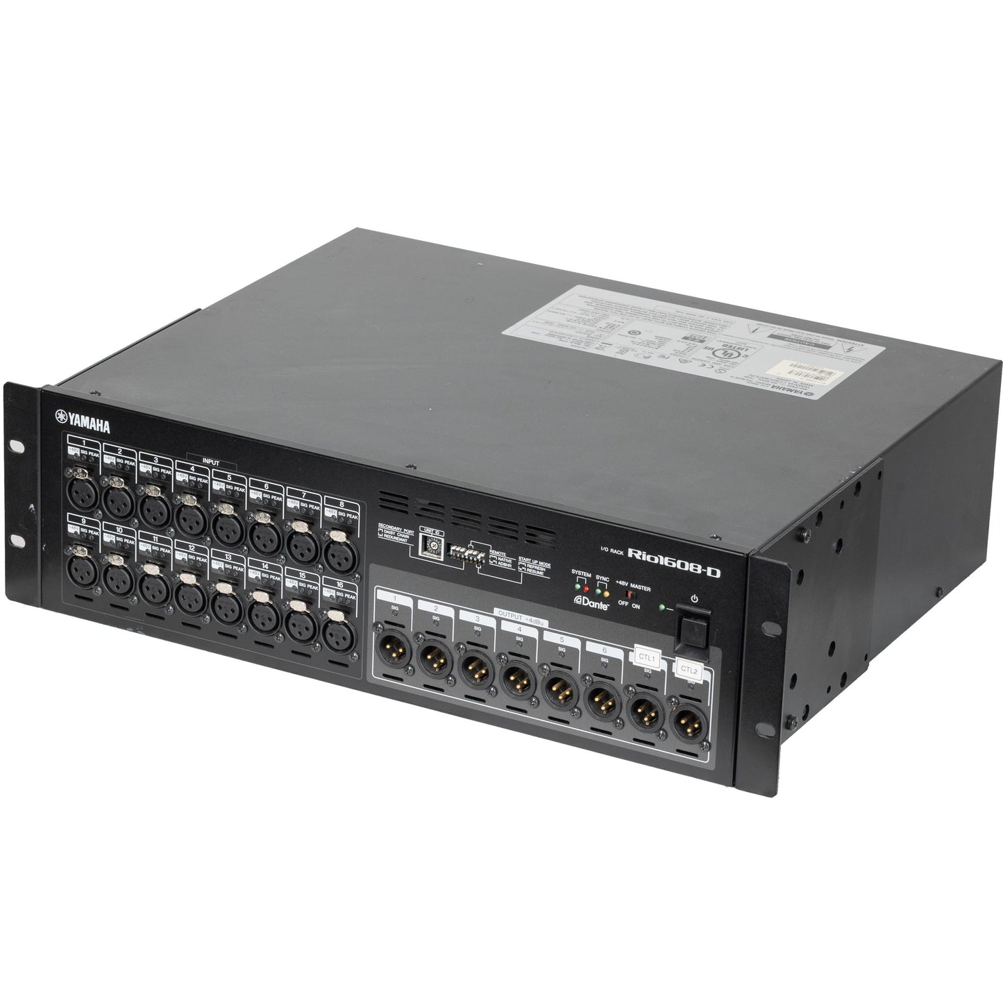 Yamaha Rio1608-D 16-input/8-output Dante Stage Box
