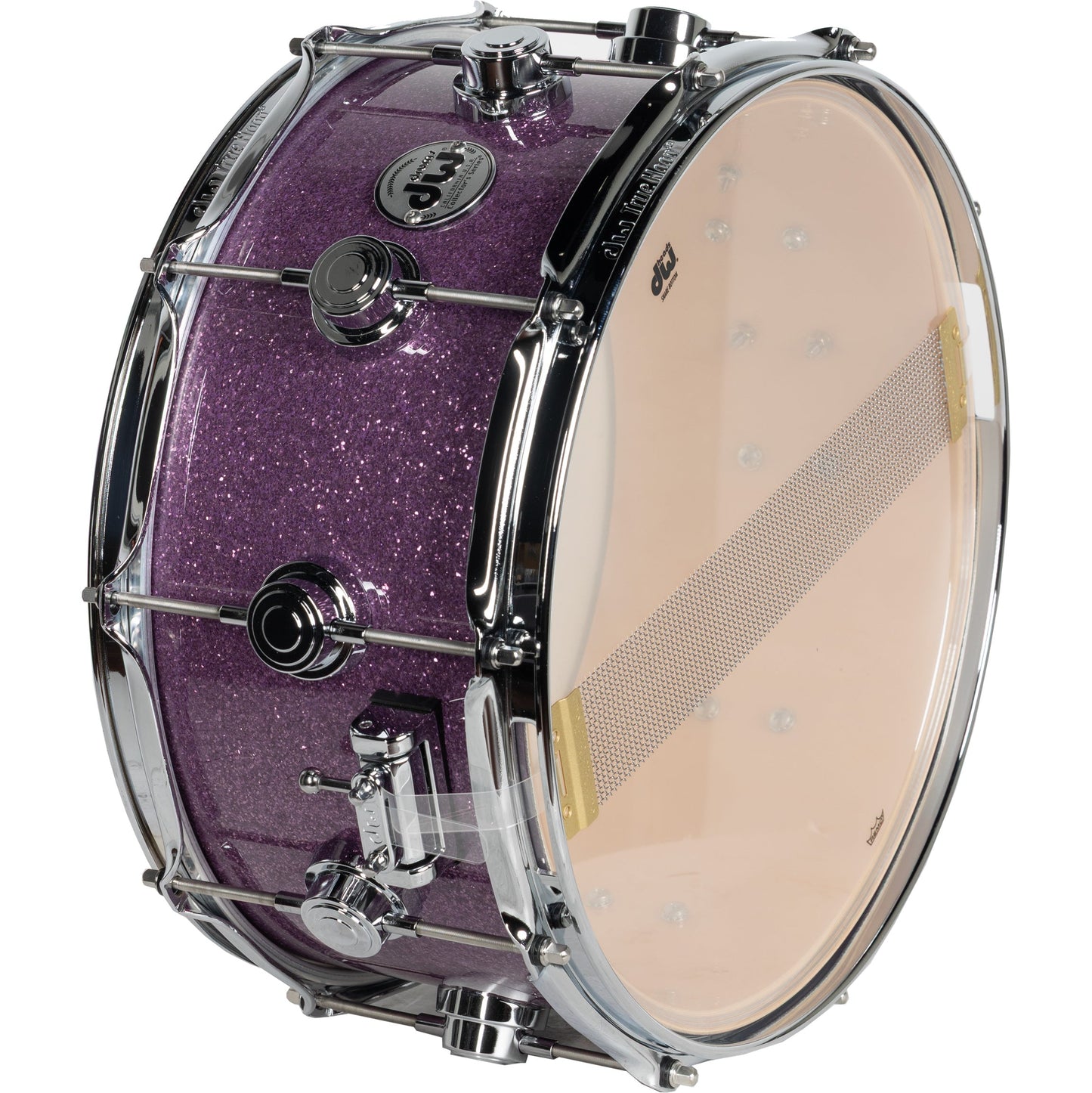 Drum Workshop Collectors Series SonicPly 6.5x14 Snare Drum - Purple Glass