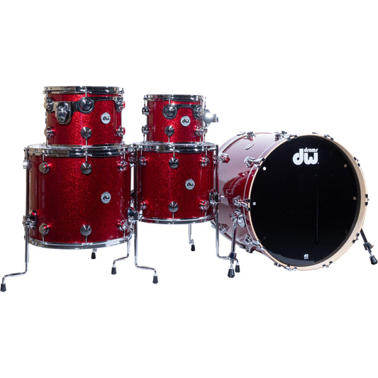 Drum Workshop Collectors Series 5-Piece Shell Kit - Red Sparkle