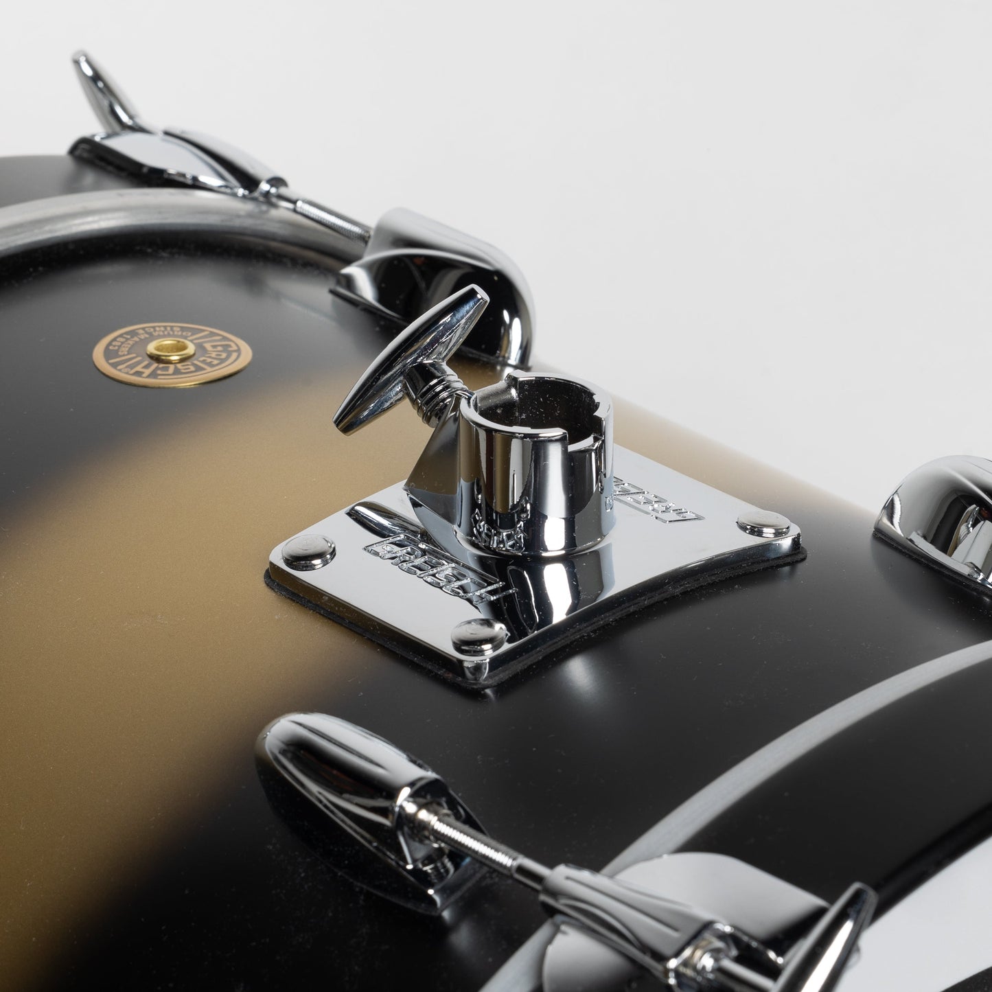 Gretsch Broadkaster 3-Piece Shell Kit - Satin Gold to Black Duco