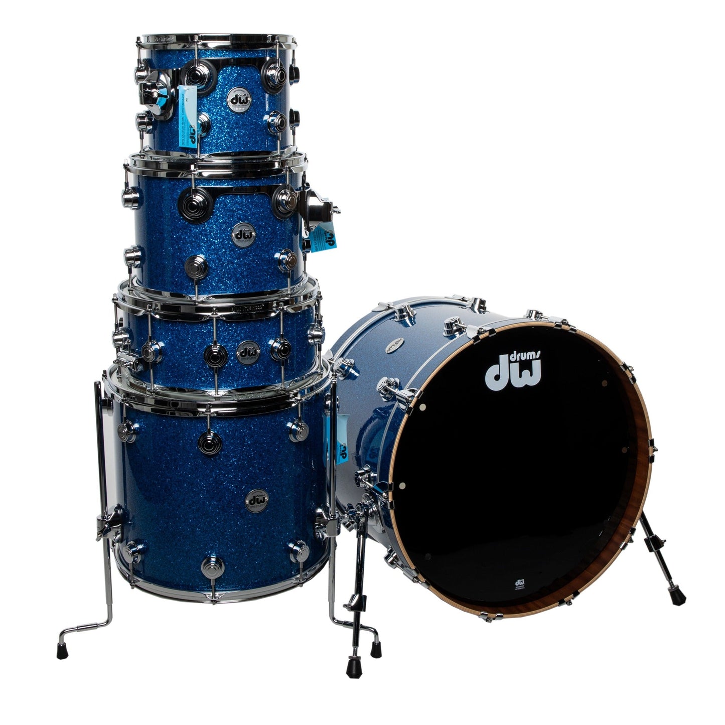 Drum Workshop Collectors Series 5-Piece Shell Kit - Ivory Chaos