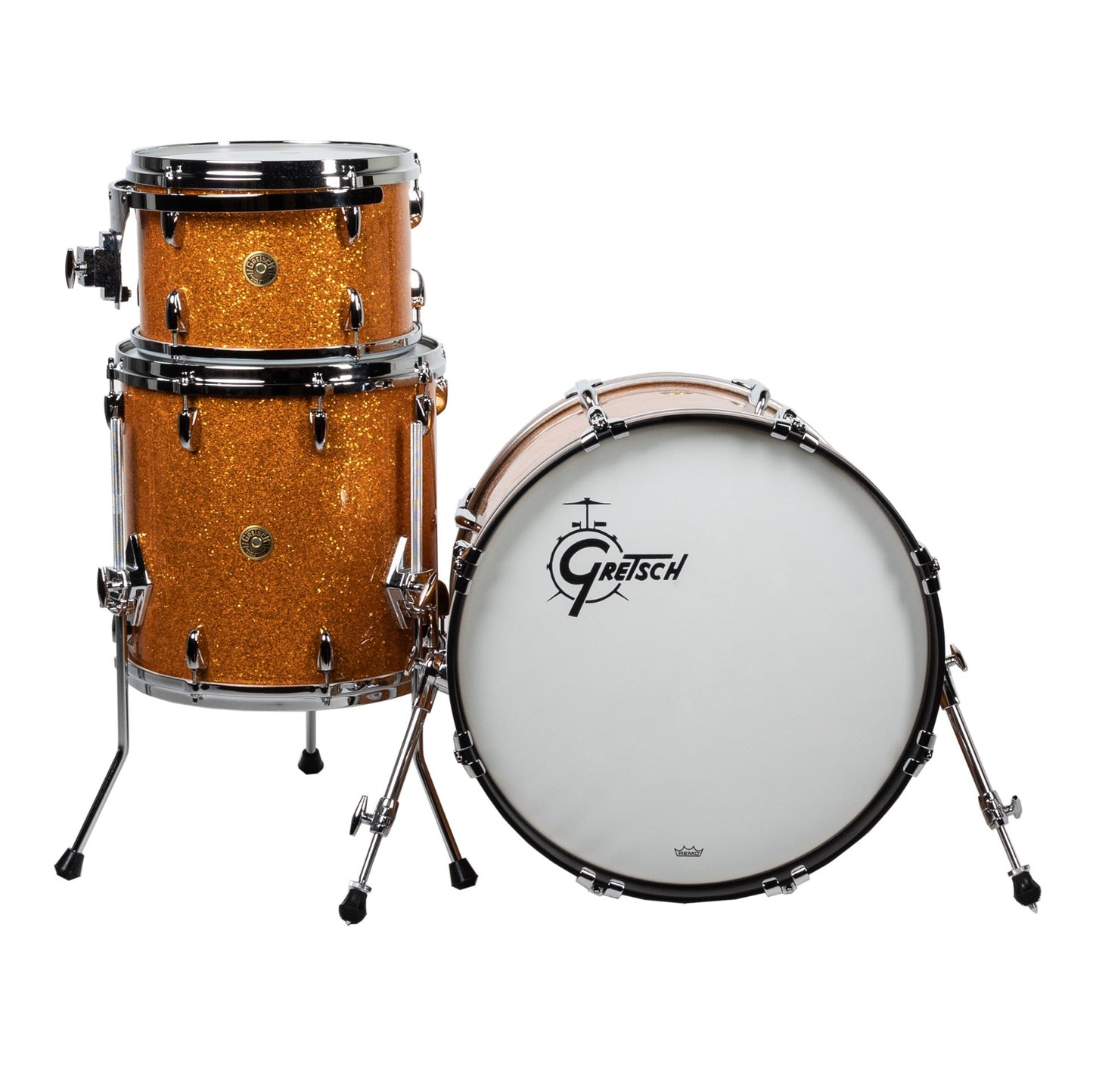 Gretsch USA Custom 3-Piece Shell Kit - Gold Sparkle