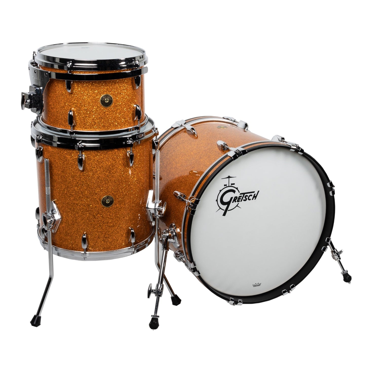 Gretsch USA Custom 3-Piece Shell Kit - Gold Sparkle