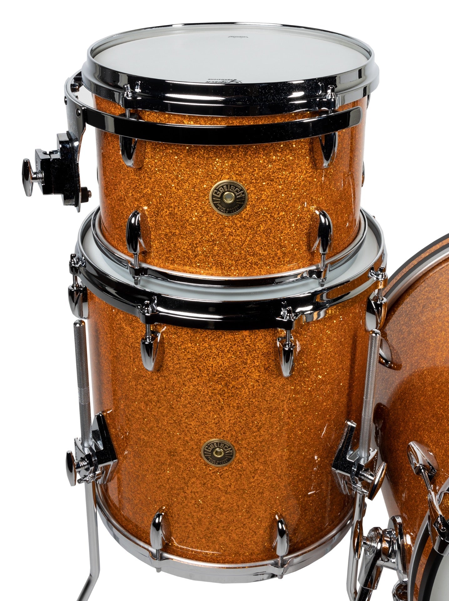 Gretsch USA Custom 3-Piece Shell Kit - Gold Sparkle