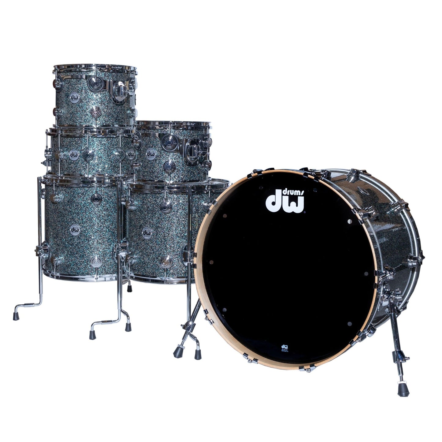 Drum Workshop Collectors Series 5-Piece Shell Kit - Ivory Chaos