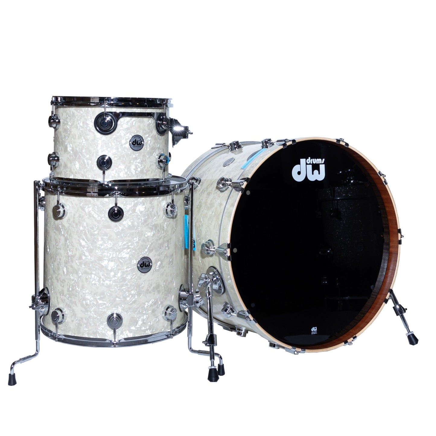 Drum Workshop Collectors Series 5-Piece Shell Kit - Ivory Chaos