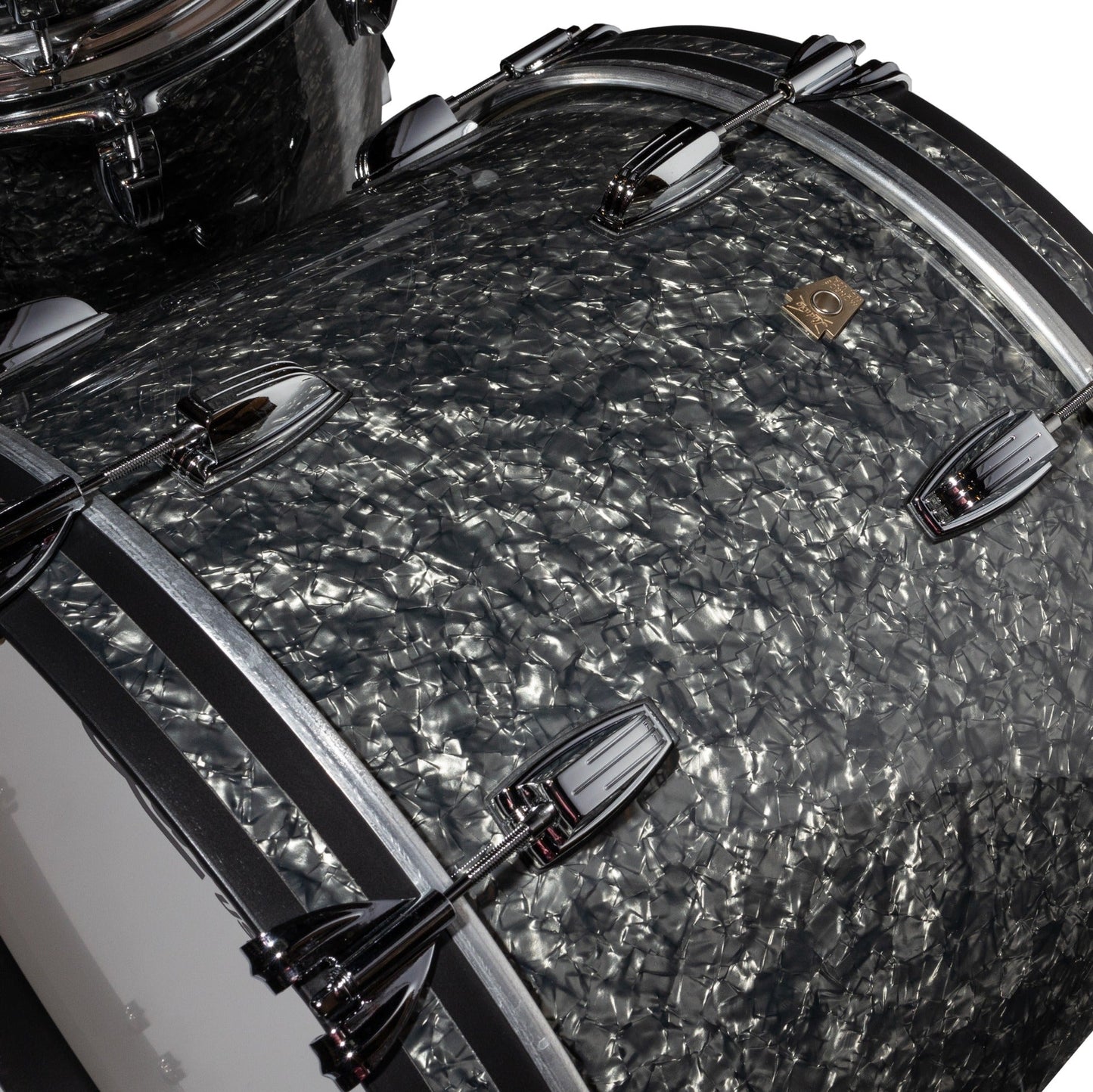 Ludwig Classic Maple 3-Piece Fab Drum Kit - Black Pearl - AIMM Exclusive