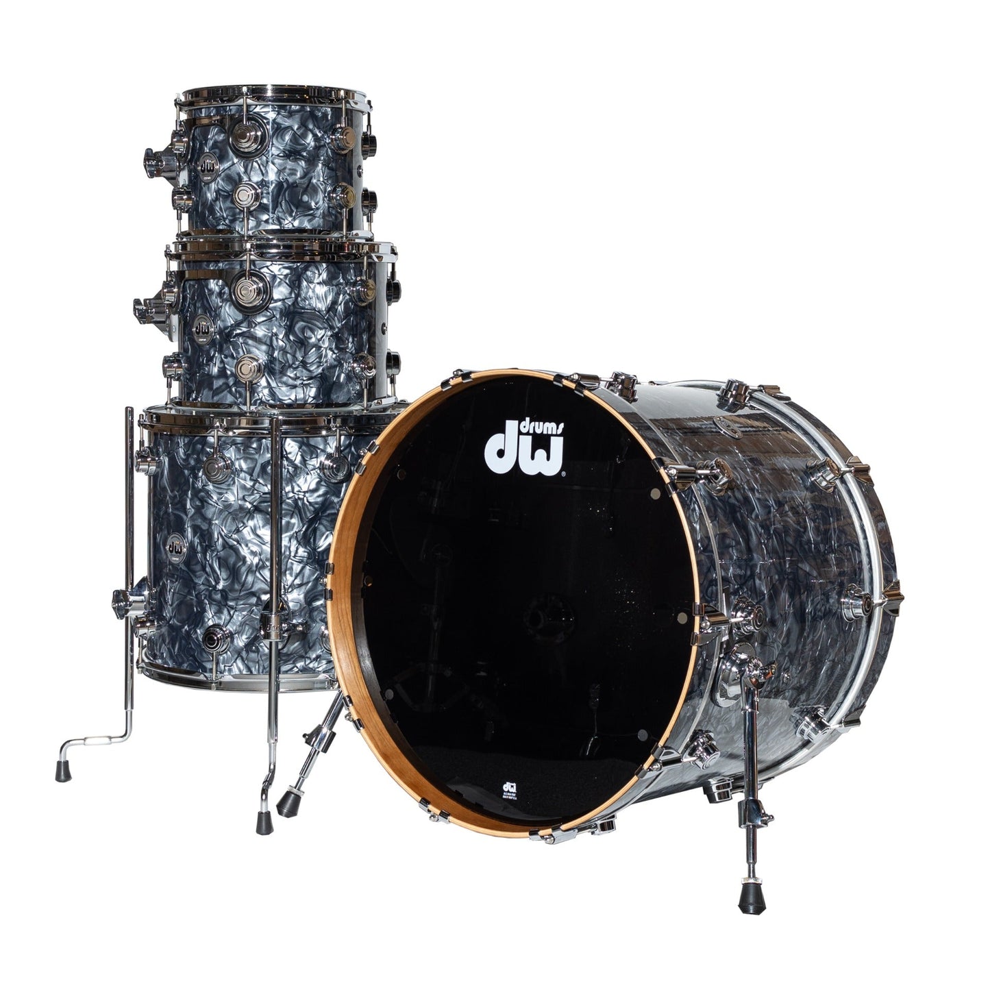 Drum Workshop Collectors Series 4-Piece Shell Pack - Grey Marine