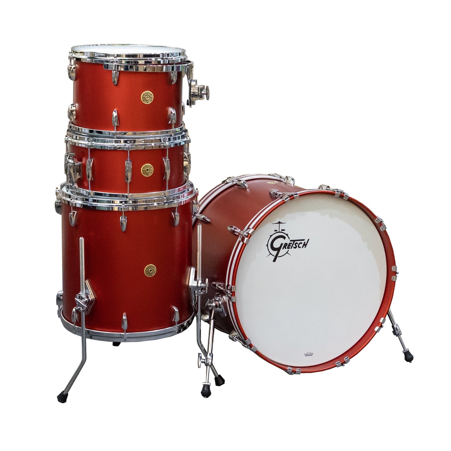 Gretsch USA Custom 4-Piece Shell Kit - Satin Dakota Red