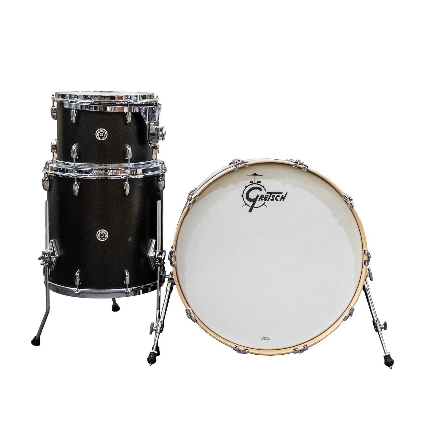 Gretsch Brooklyn Series 3-Piece Drum Kit - Satin Black Metallic