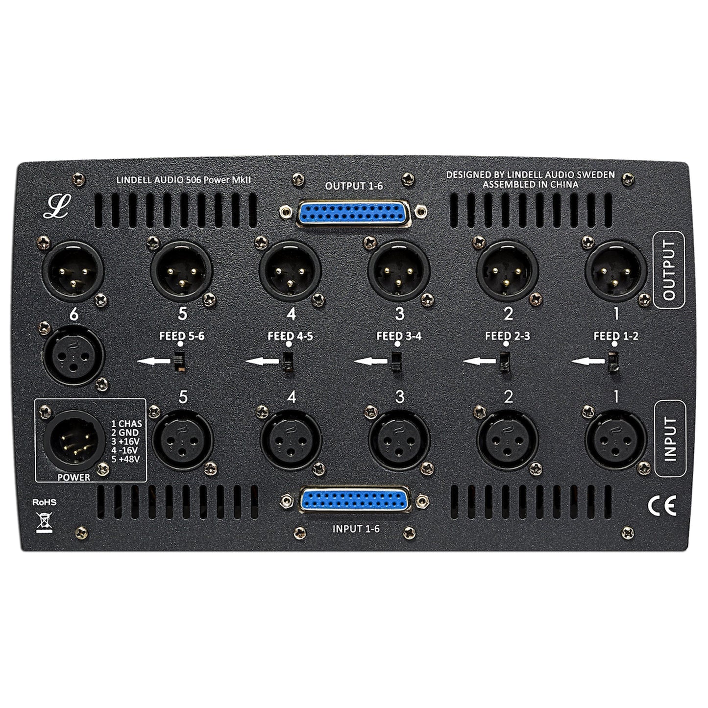 Lindell Audio 506 Power MKII 6-Space 500-Series Rack