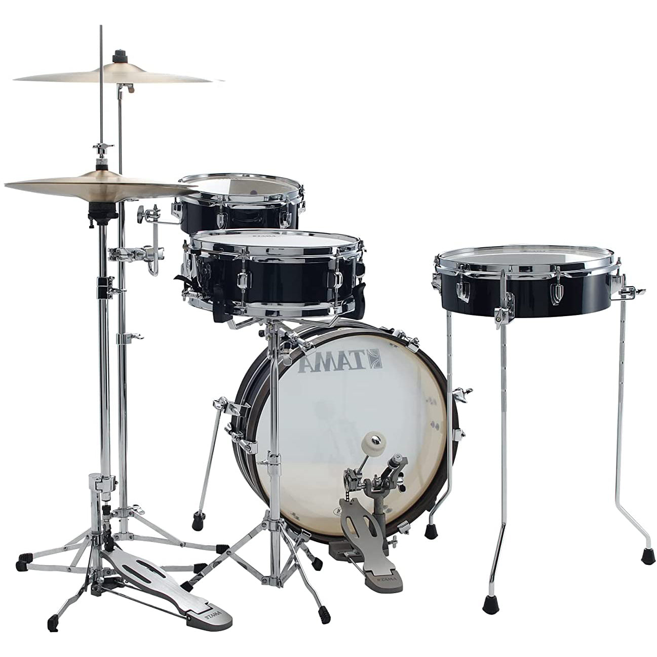 Tama Club Jam Pancake 4-Piece Shell Kit - Hairline Black