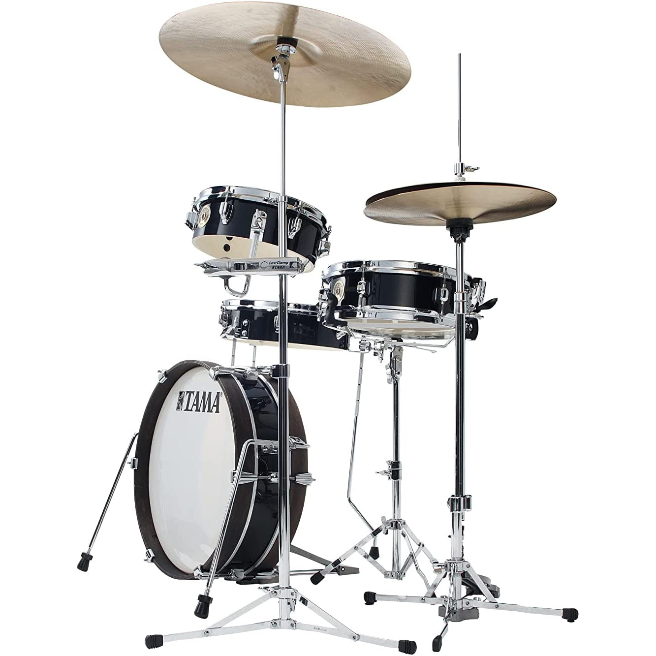 Tama Club Jam Pancake 4-Piece Shell Kit - Hairline Black