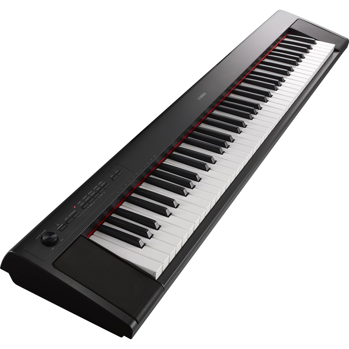 Yamaha NP32 76-Key Lightweight Portable Keyboard in Black with Power Supply