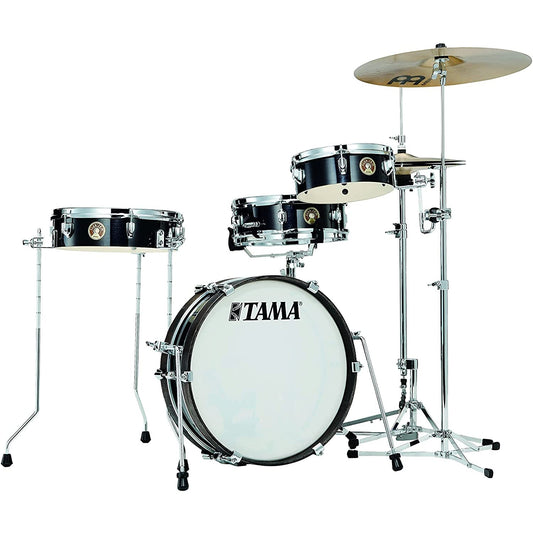 Tama Club Jam Pancake 4-Piece Shell Kit - Hairline Black