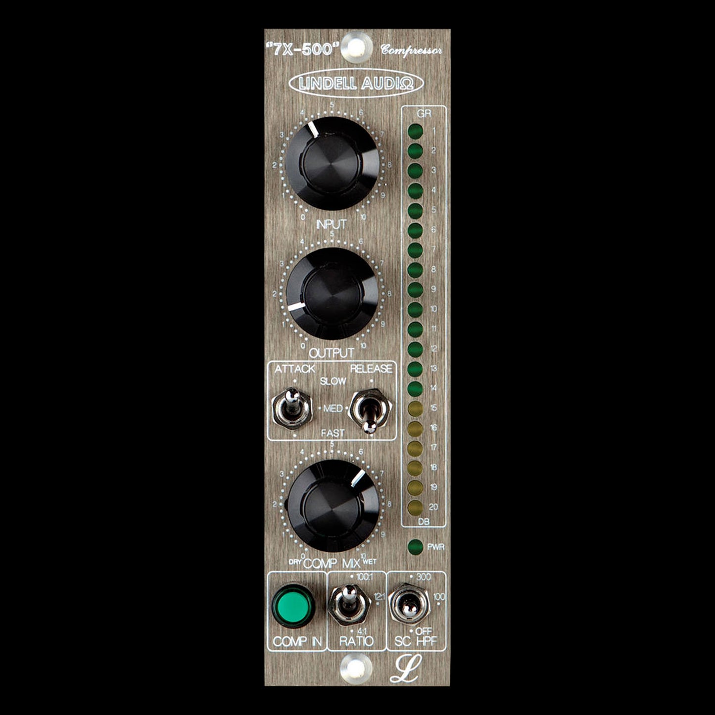 Lindell Audio 7X-500, 500 Series F.E.T. Compressor