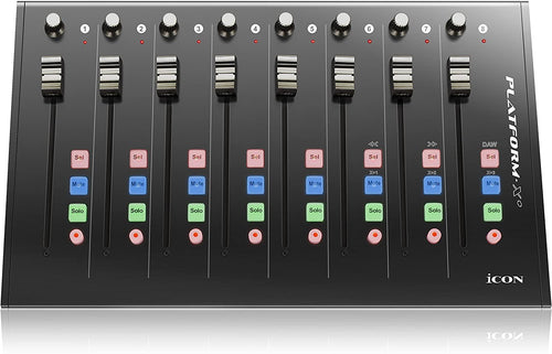 ICon Platform X+ - Extender Desktop DAW Control Surface includes Cubase LE