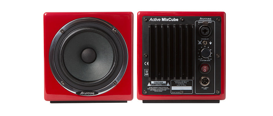 Avantone MixCube Active 10th Anniversary Red Mini Reference Monitor (Single)
