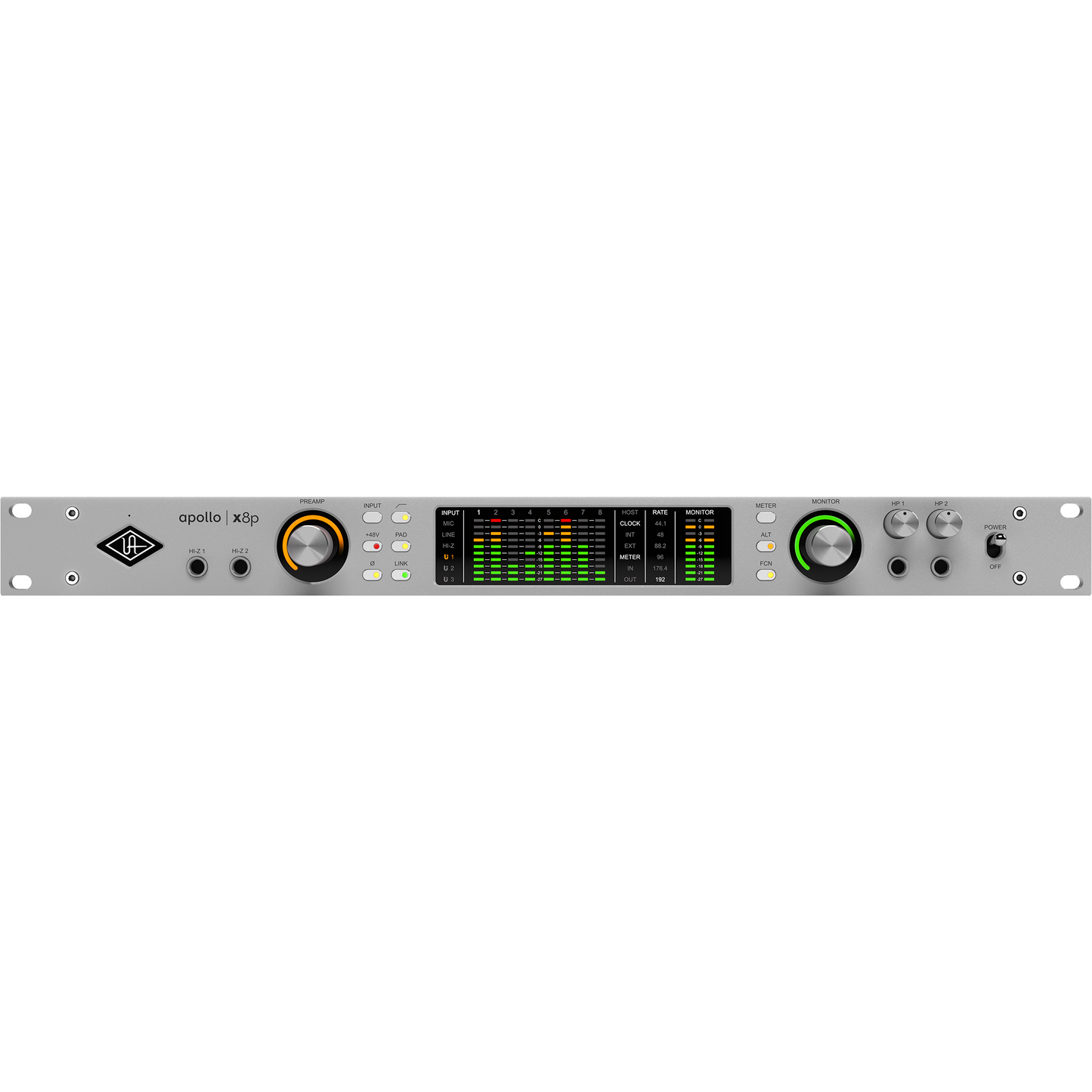 Universal Audio Apollo x8p | Gen 2 Essentials+ Edition Thunderbolt Interface