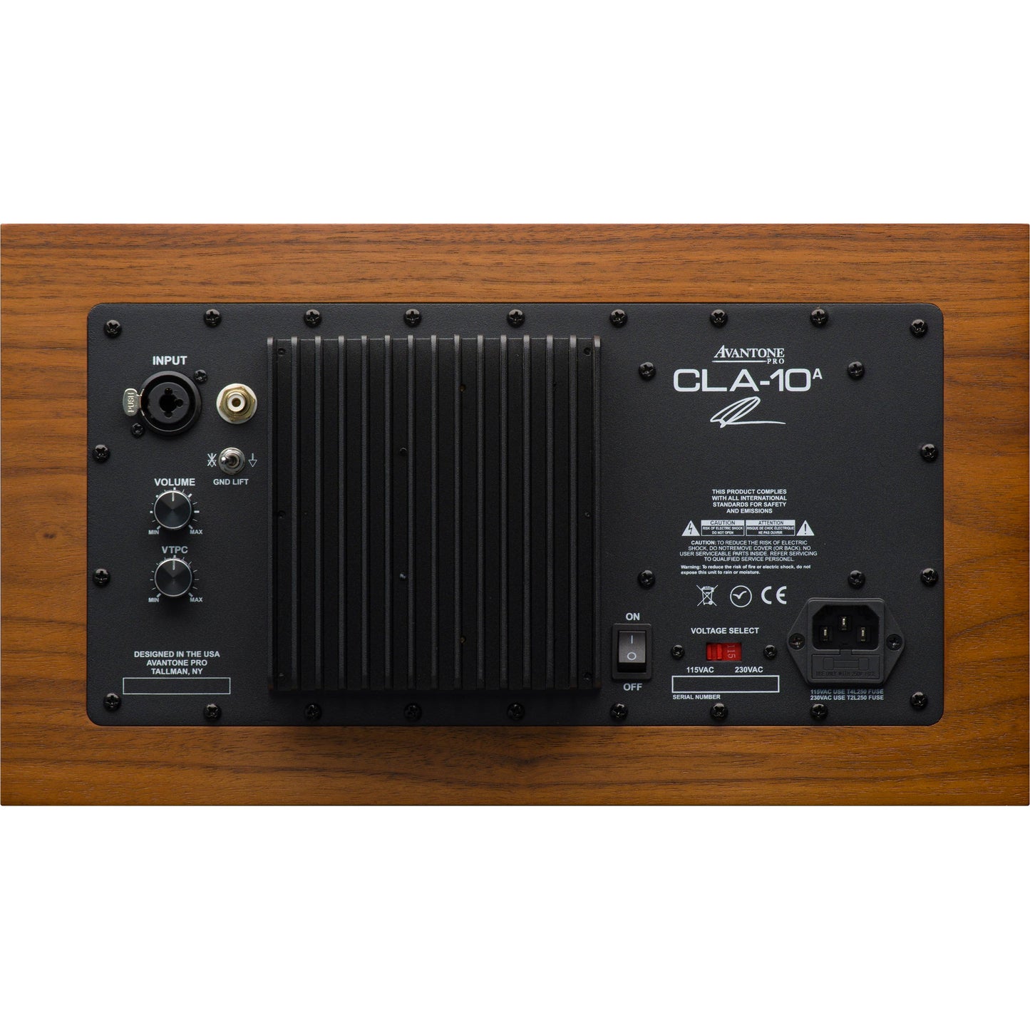 Avantone CLA-10A L.E. Studio Monitor System- Natural North American Black Walnut