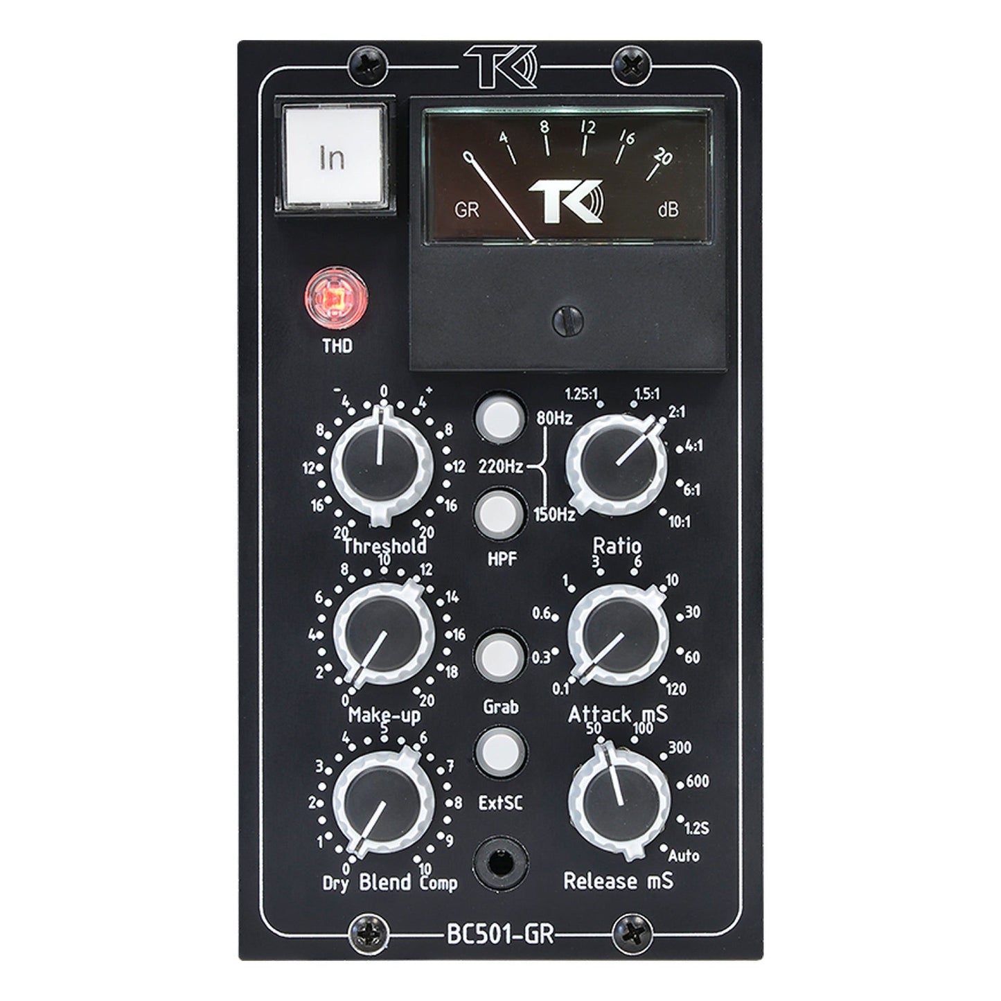 TK Audio BC501-GR 500 Series Stereo Bus Compressor