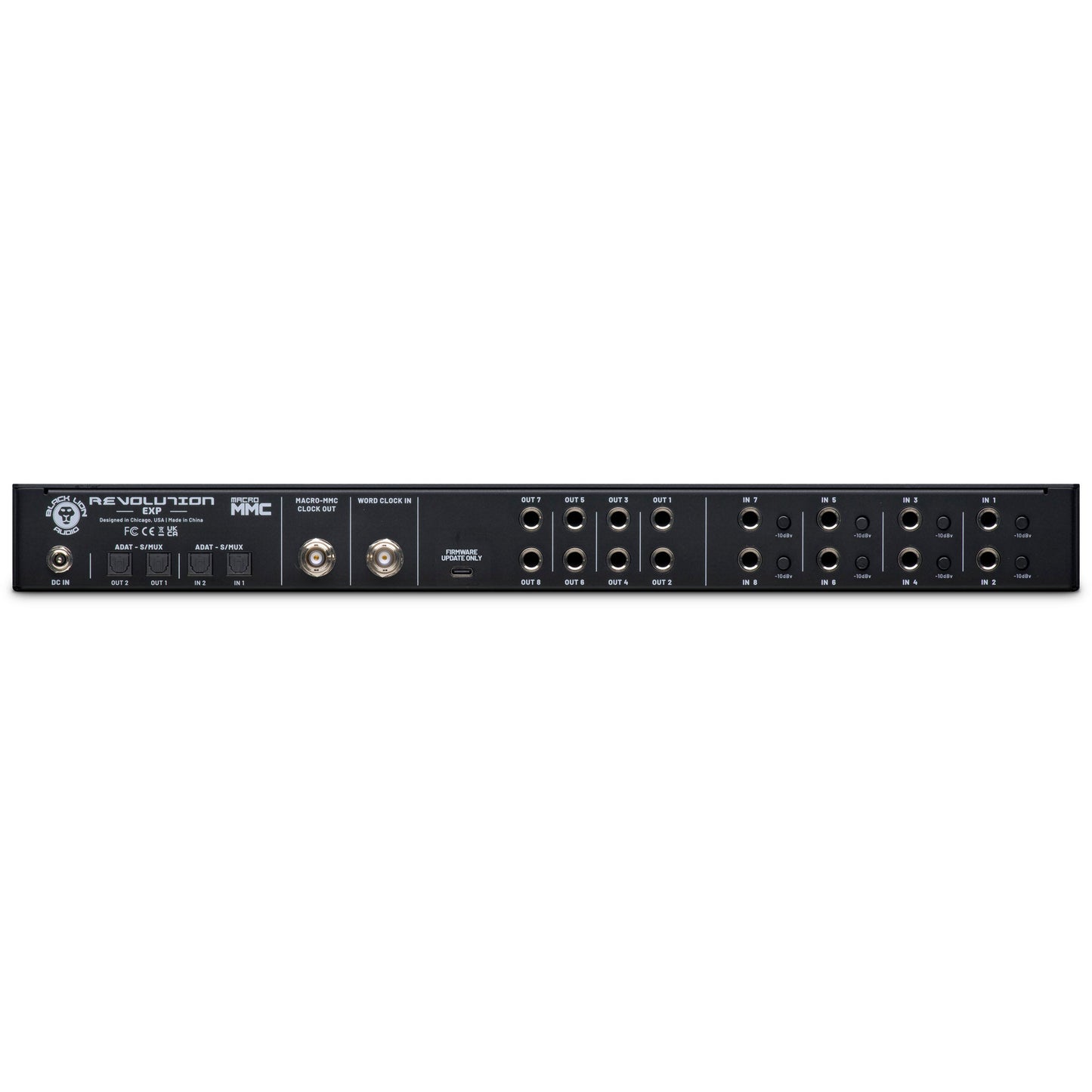 Black Lion Audio Revolution 6x6 Word Clock, DAC, ADC, OTG - 6-in / 6-out USB Audio Interface