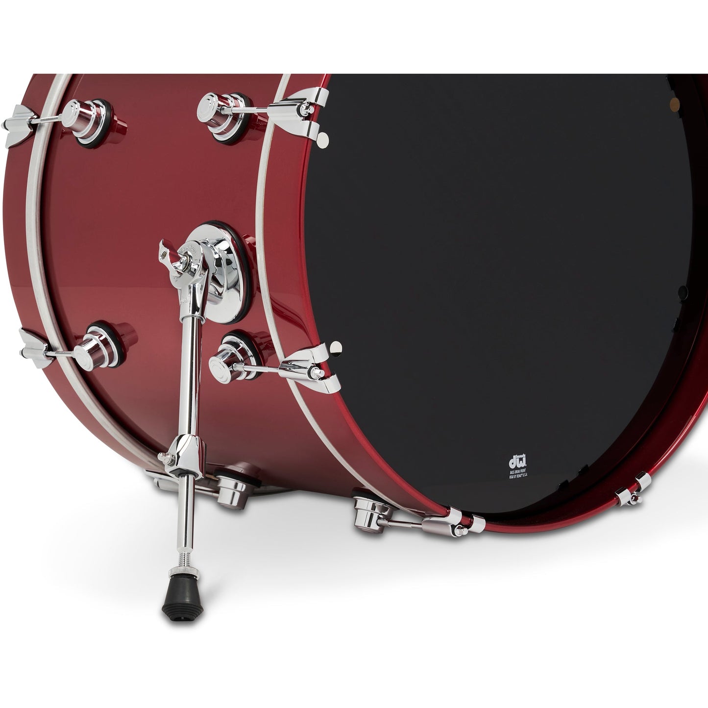 Drum Workshop DWe 4-Piece Drum Kit Bundle - Black Cherry Metallic Lacquer