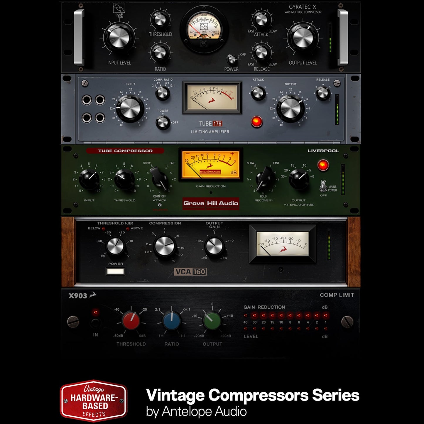 Antelope Audio Discrete 4 Microphone Preamp Interface (With Basic FX Collection)