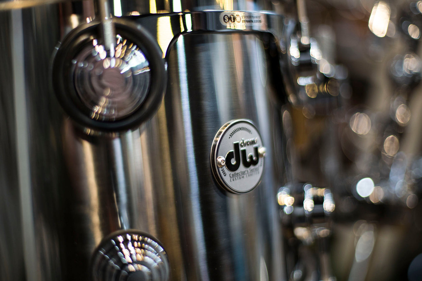 Drum Workshop DRVL223PCSS Collectors Series 3pc Stainless Steel Shell Kit (DRVL223PCSS)