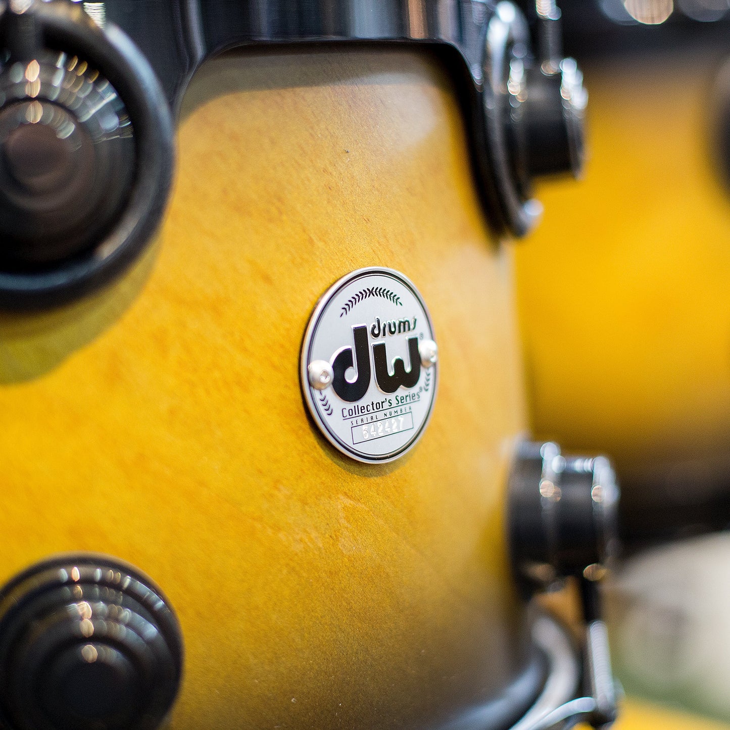 Drum Workshop Collectors Series Drum Kit In Aztec Gold to Black Burst (DRX3224PCBNAZGB)