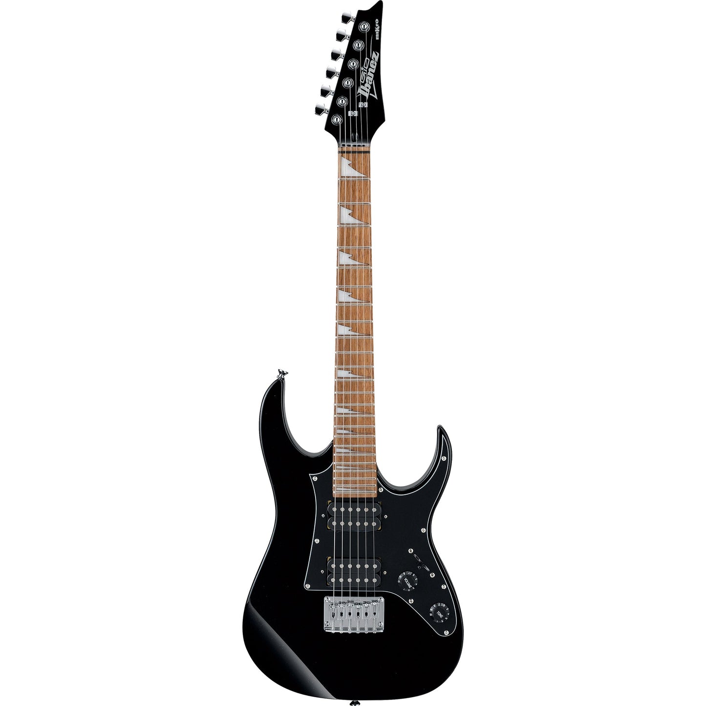 Ibanez GRGM21BKN Mikro 3/4 Size Electric Guitar, Black Night