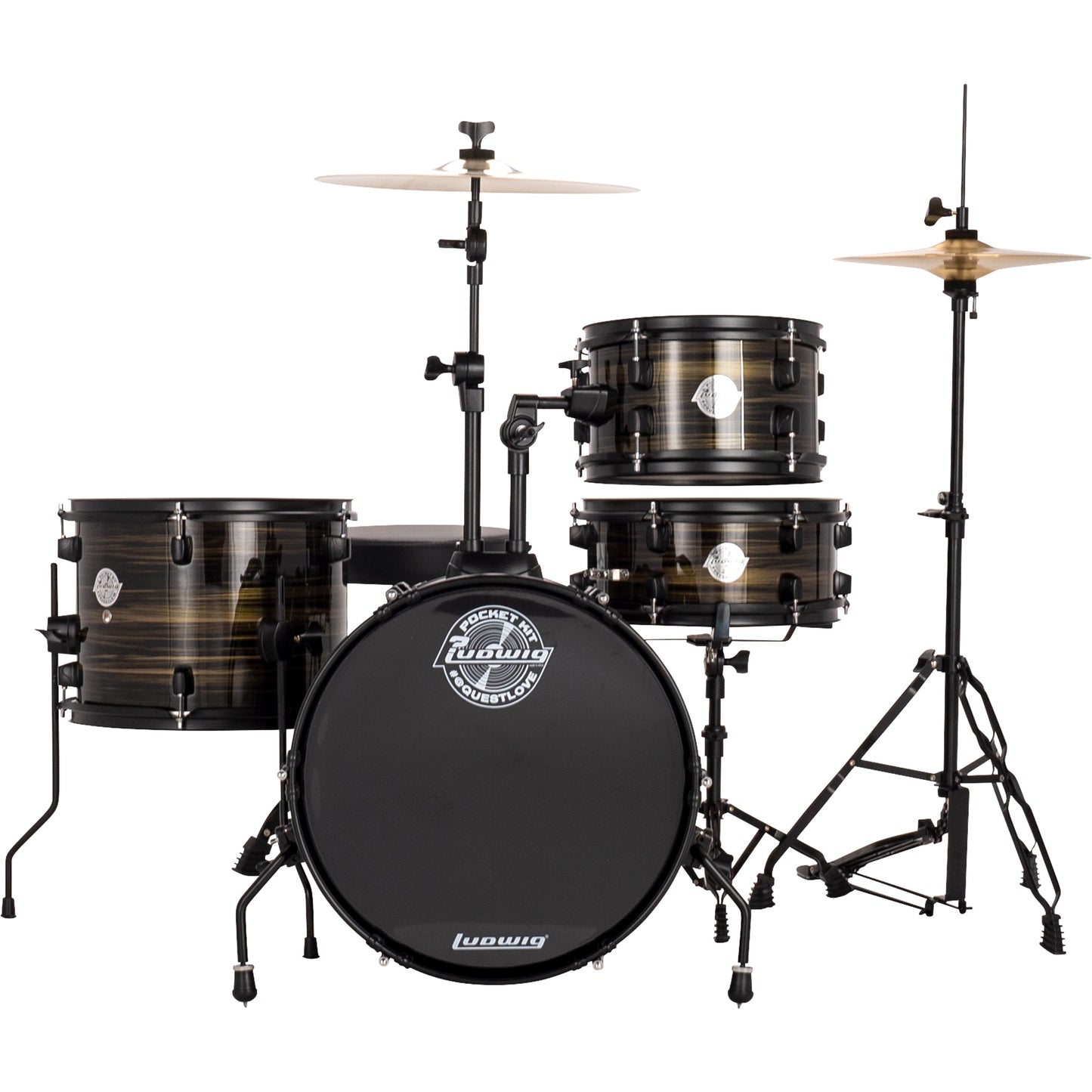 Ludwig Pocket Kit AIMM Exclusive 4-Piece Kit - Bronze Swirl