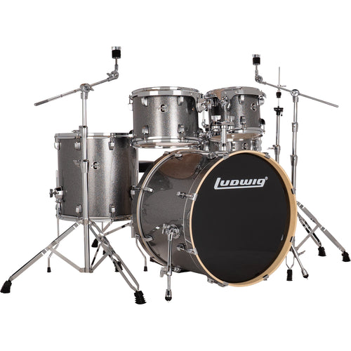 Ludwig Evolution 5-Piece Drum Kit - Platinum