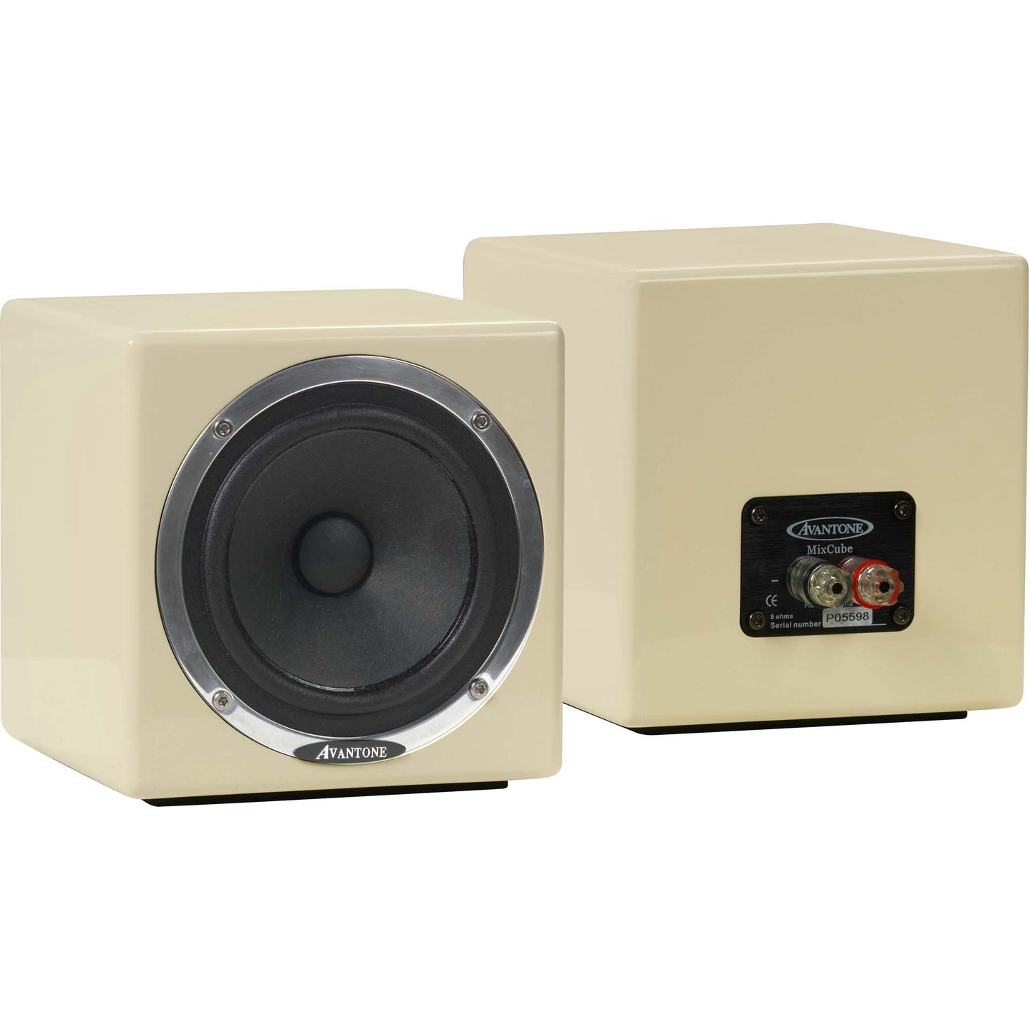Avantone MixCubes Passive Full-Range Mini Reference Monitors in Butter Creme