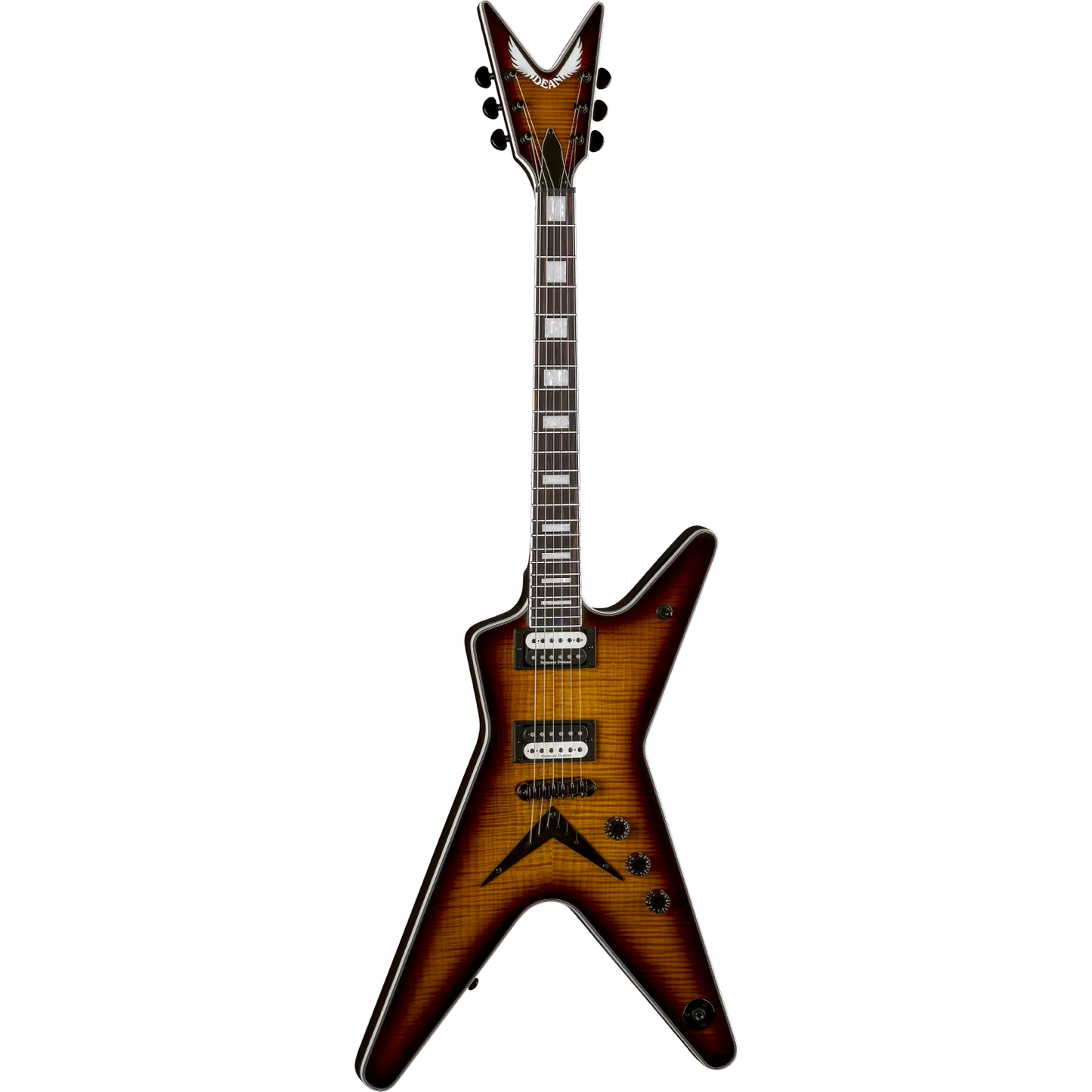 Dean Guitars ML Select Flame Top Electric Guitar - Trans Brazilia