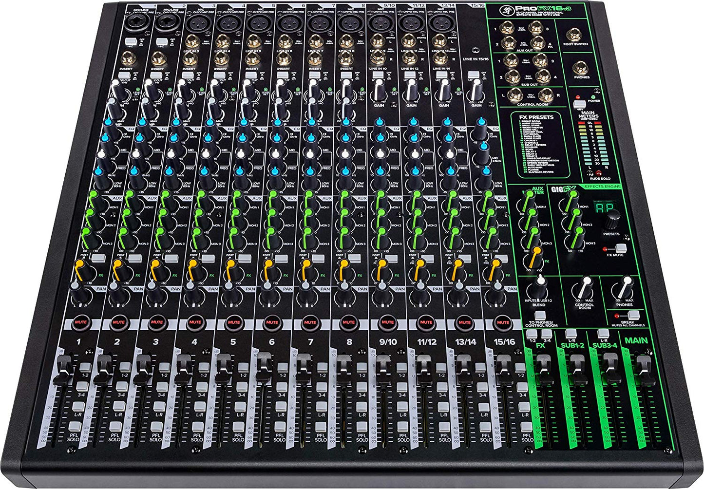 Mackie ProFX16v3 16-channel Mixer with USB and Effects