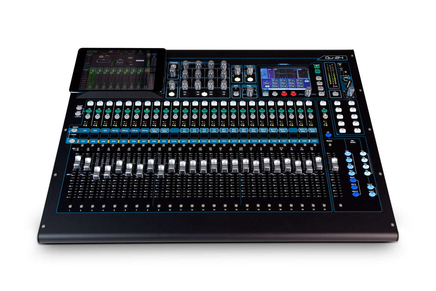 Allen & Heath QU-24c Chrome 30in/24out Digital Mixer