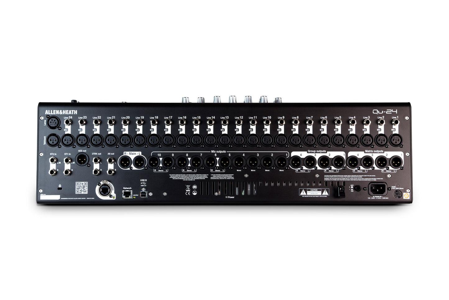 Allen & Heath QU-24c Chrome 30in/24out Digital Mixer