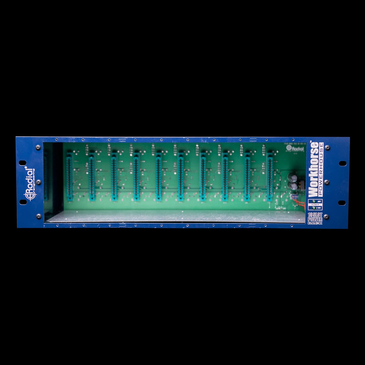 Radial WorkHorse Powerhouse 10 Slot 500-Series Rack